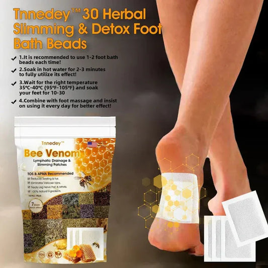 🐝 Detox & Slim- Buy 10 Get 10 Patch Free – Bee Venom Lymphatic Drainage & Slimming Foot Patches at Rs 599